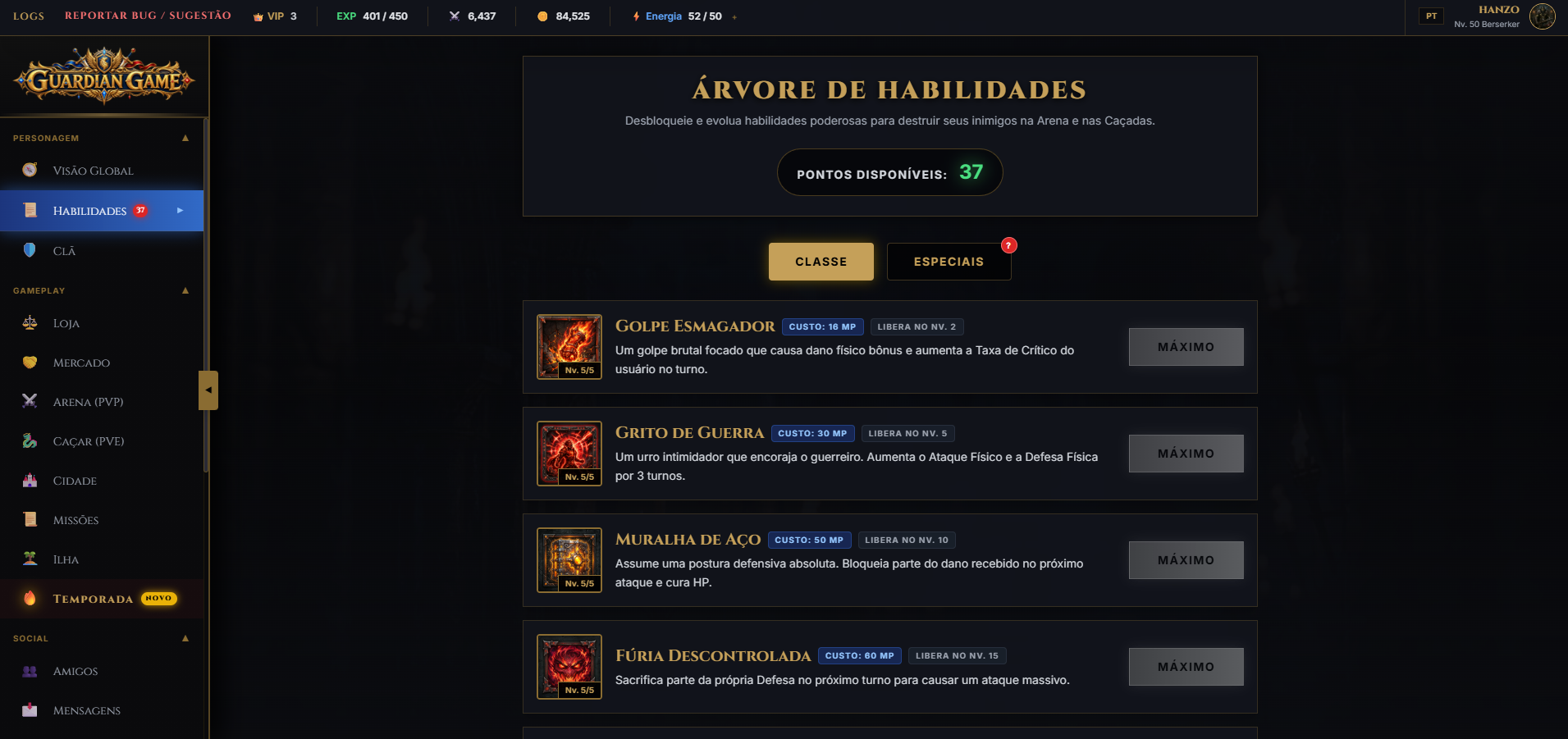 Habilidades